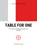 Table for One — The Solo Diner's Guide to Japan
